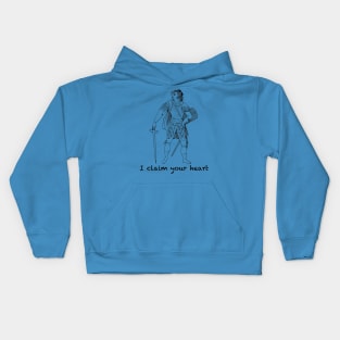 I claim your heart Kids Hoodie